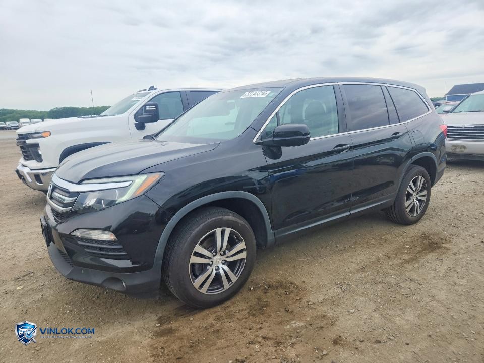 2017 HONDA PILOT EXL – Lot 58147316 auction photo