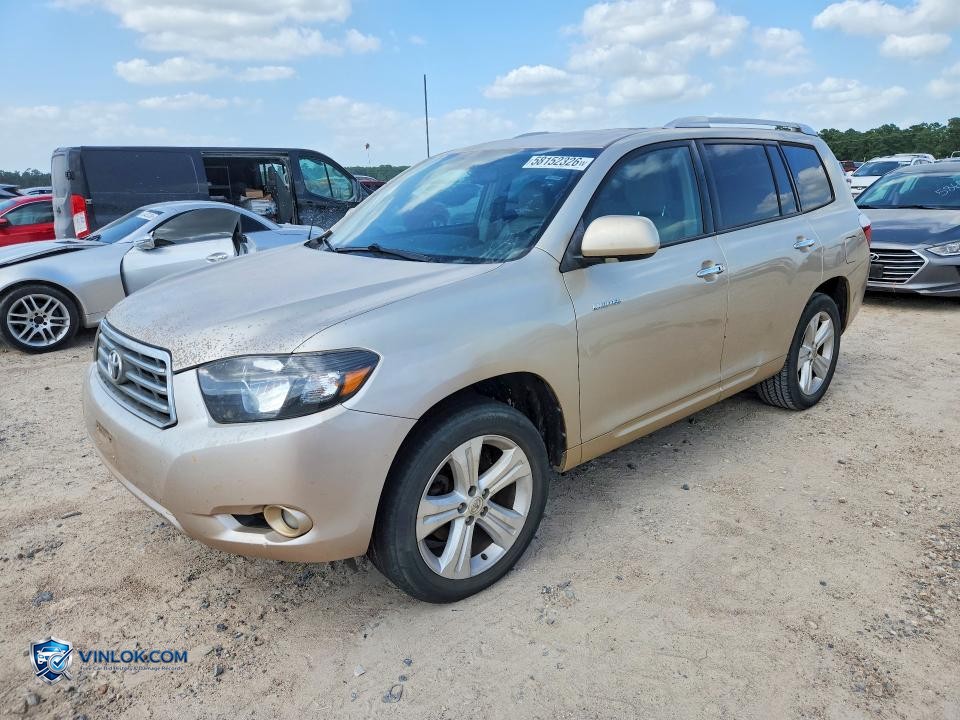 2008 TOYOTA HIGHLANDER LIMITED – Lot 58152326 auction photo