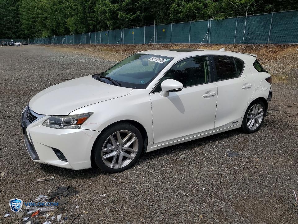 2015 LEXUS CT 200 – Lot 58152456 auction photo