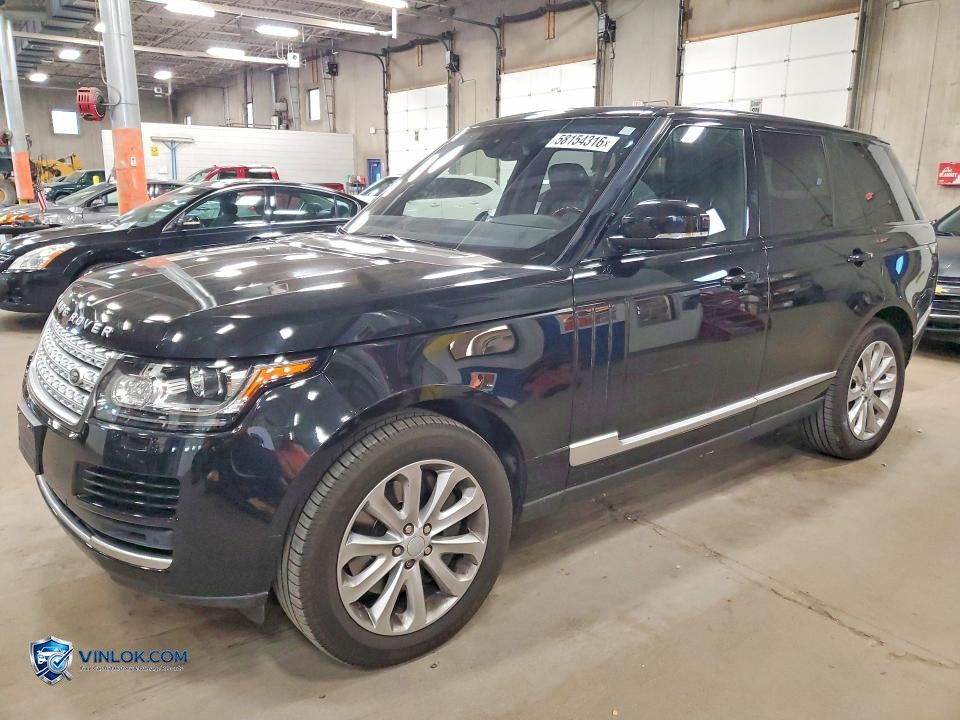 2016 LAND ROVER RANGE ROVER HSE – Lot 58154316 auction photo