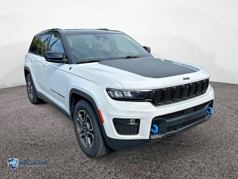 2022 JEEP GRAND CHEROKEE TRAILHAWK 4XE WHITE – Lot 58163846 auction photo