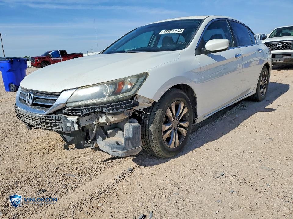 2013 HONDA ACCORD LX – Lot 58187306 auction photo