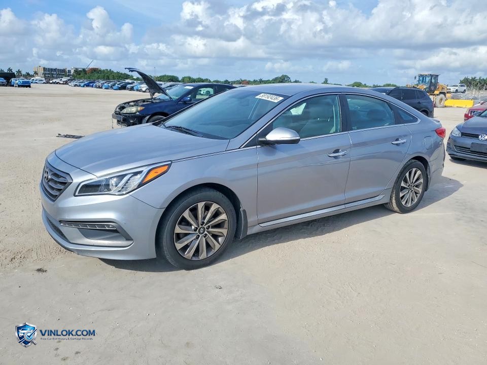 2015 HYUNDAI SONATA SPORT – Lot 58192436 auction photo
