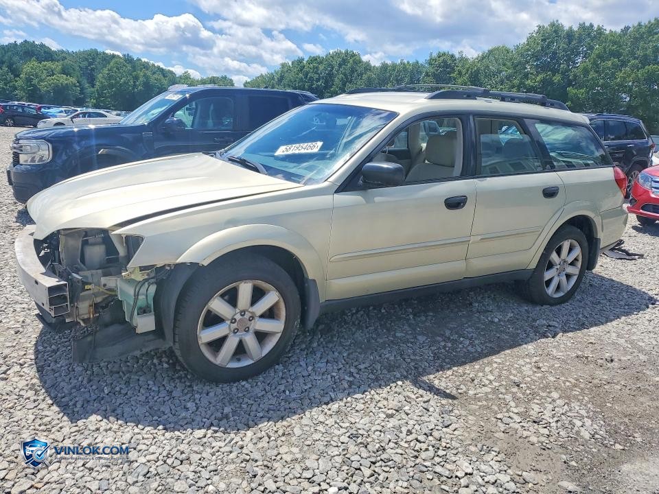 2007 SUBARU OUTBACK OUTBACK 2.5I – Lot 58195466 auction photo