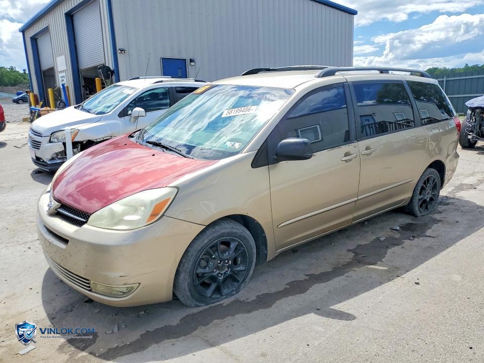 2004 TOYOTA SIENNA LE 7 PASSENGER – Lot 58199486 auction photo