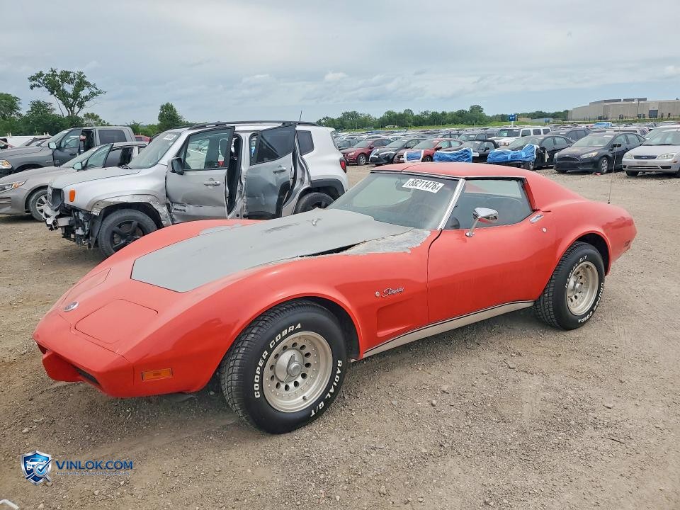 1976 CHEVROLET CORVETTE – Lot 58211476 auction photo