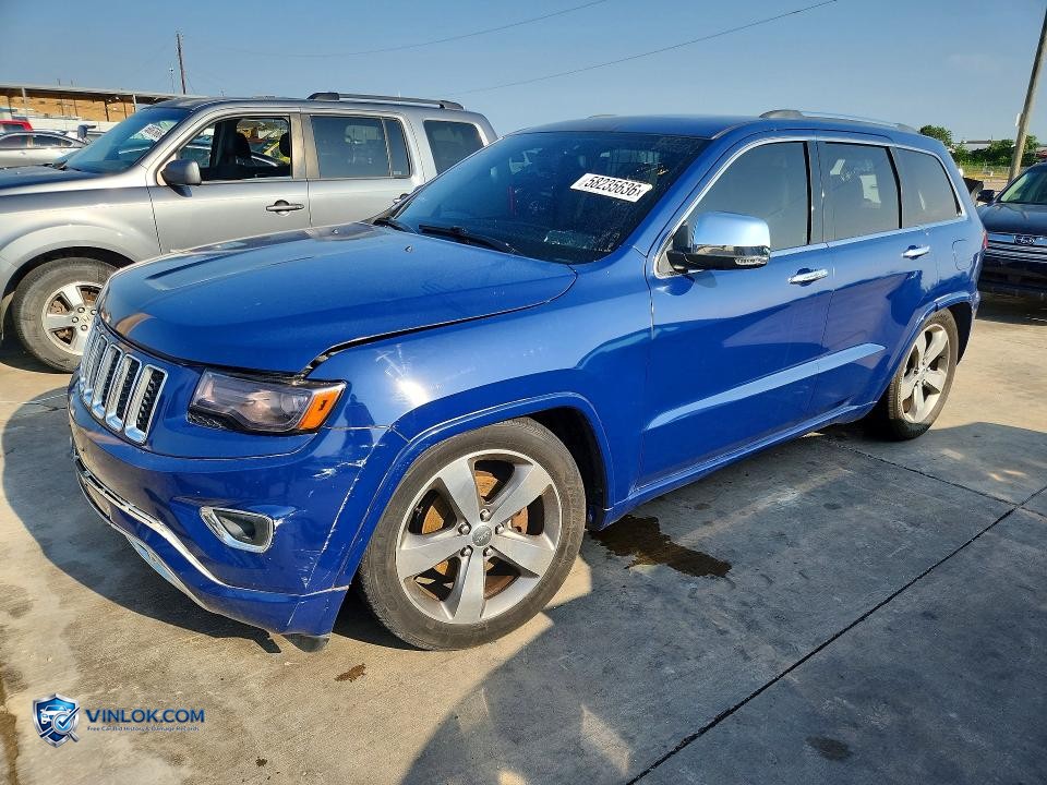 2015 JEEP GRAND CHEROKEE OVERLAND – Lot 58235636 auction photo