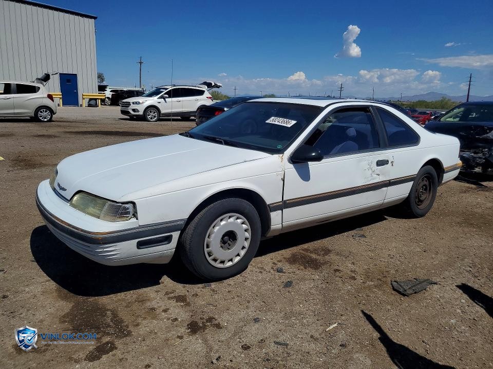 1989 FORD THUNDERBIRD – Lot 58243686 auction photo