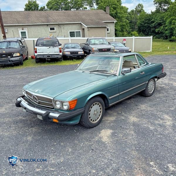 1988 MERCEDES-BENZ 560 SL BLUE – Lot 58247136 auction photo