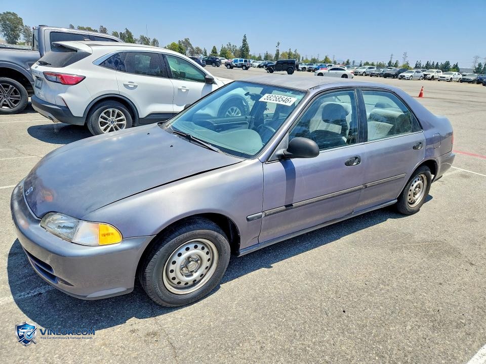 1995 HONDA CIVIC DX – Lot 58258546 auction photo