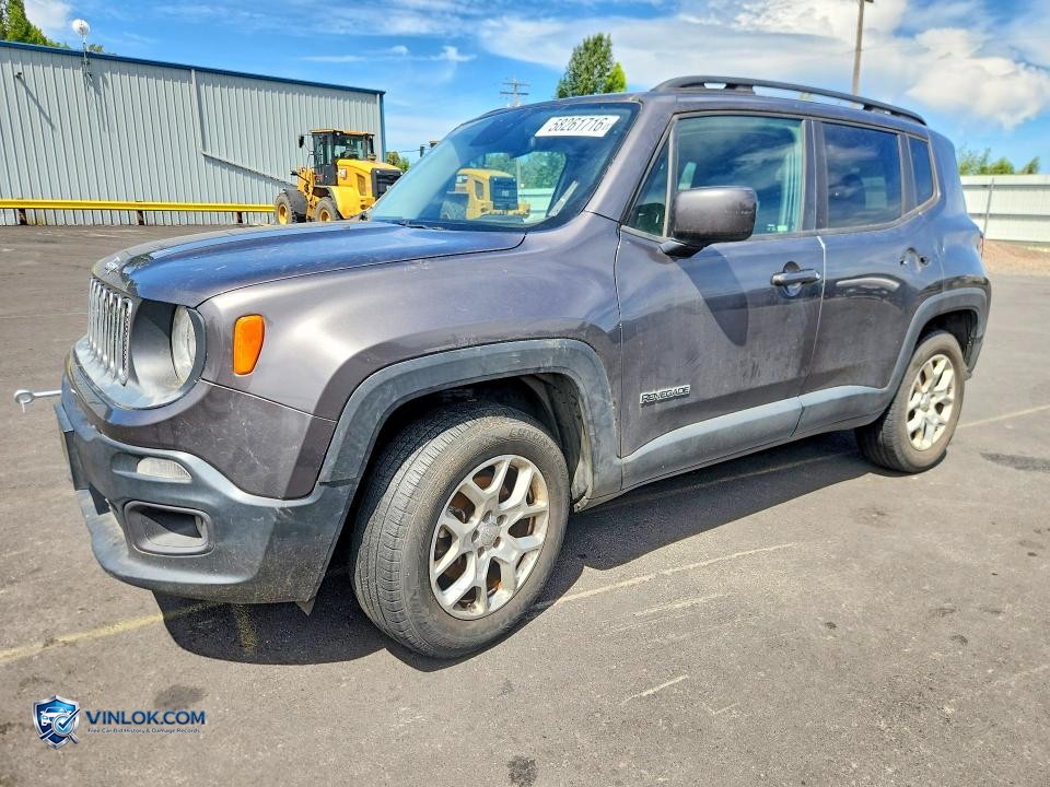 2017 JEEP RENEGADE LATITUDE – Lot 58261716 auction photo