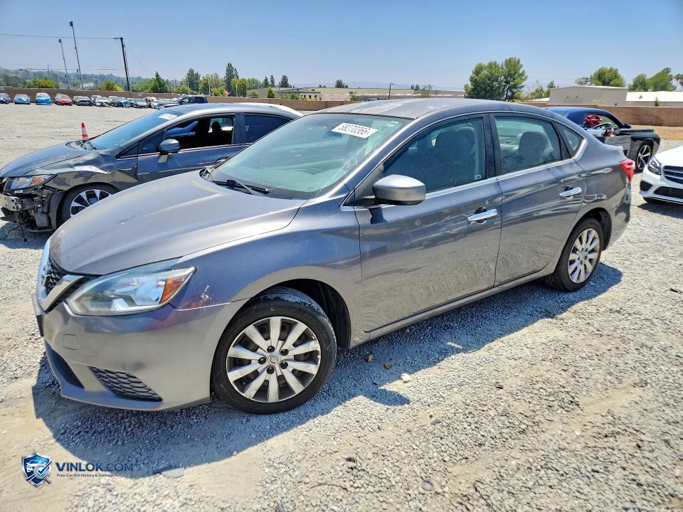 2016 NISSAN SENTRA S – Lot 58270366 auction photo