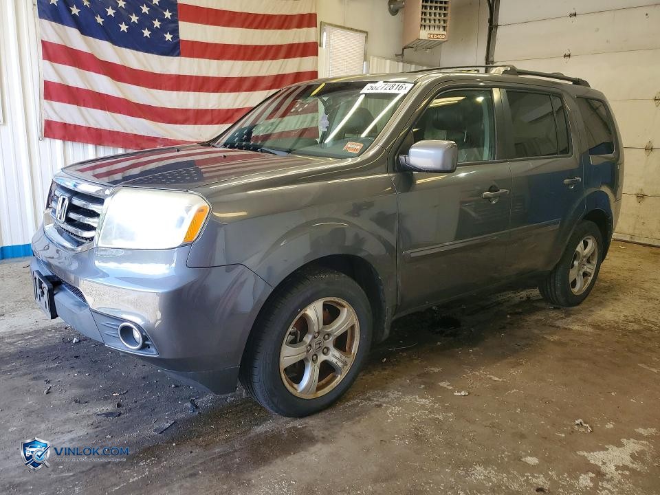 2012 HONDA PILOT EXLN – Lot 58272816 auction photo