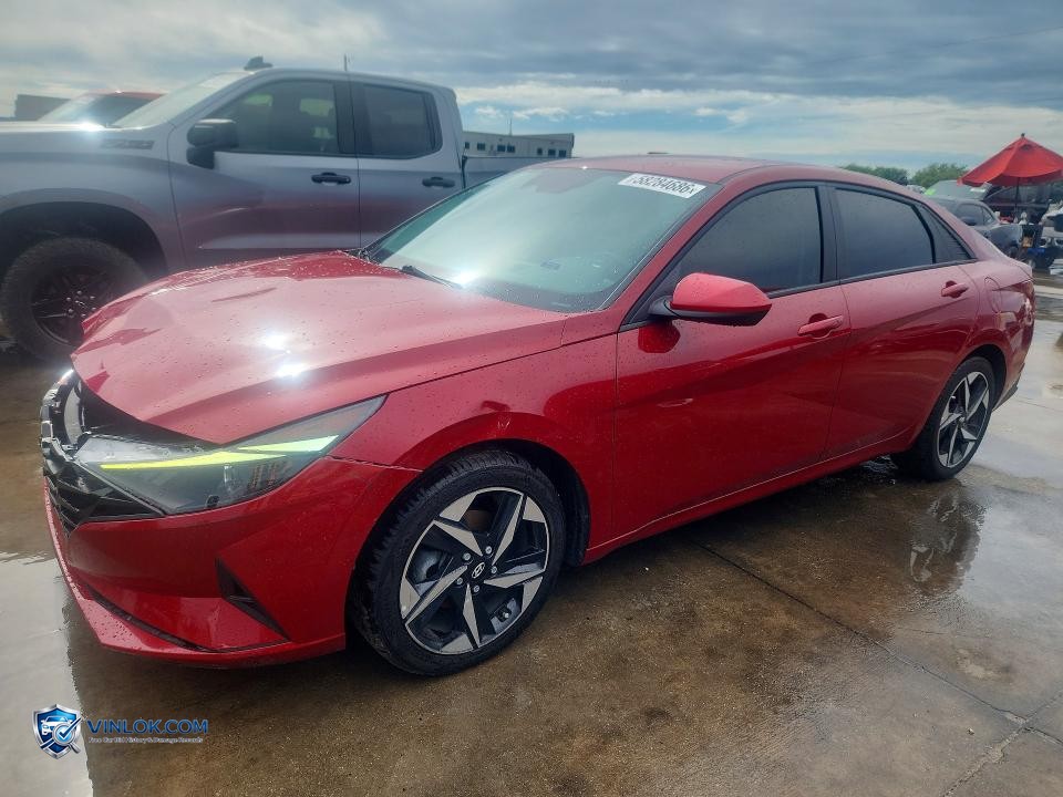2023 HYUNDAI ELANTRA SEL – Lot 58284686 auction photo