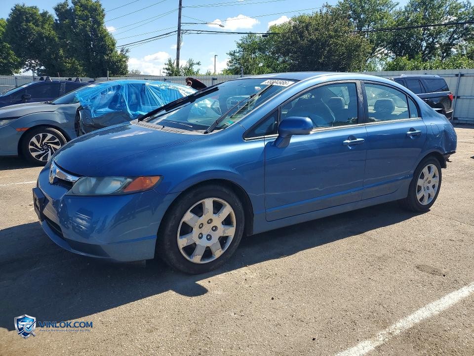 2008 HONDA CIVIC LX – Lot 58294986 auction photo