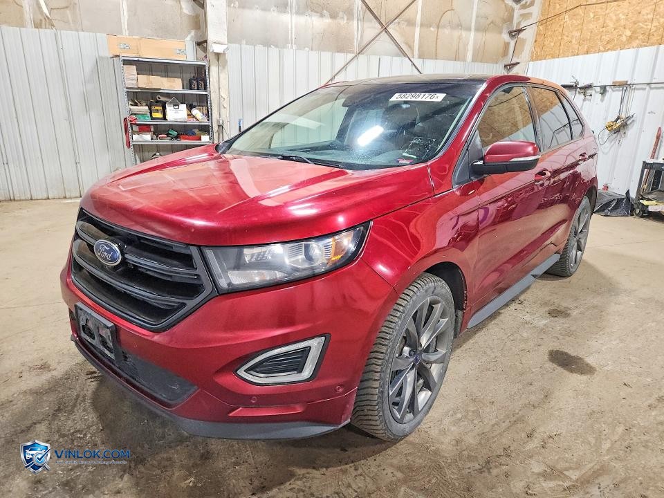 2017 FORD EDGE SPORT – Lot 58298176 auction photo