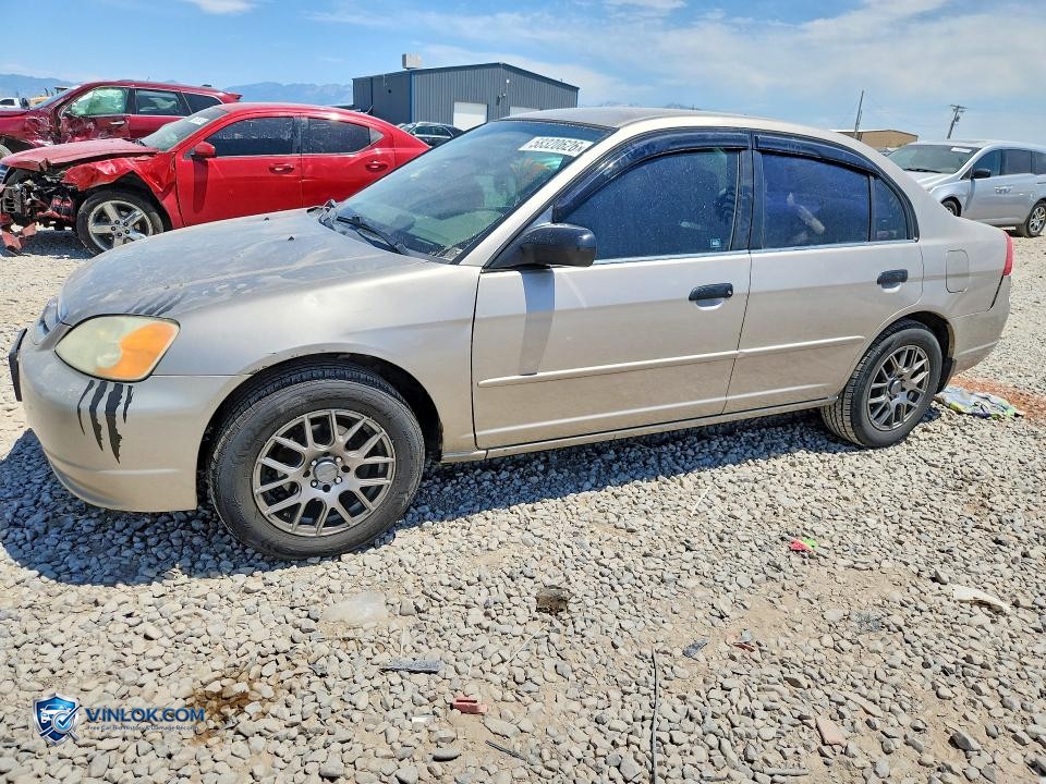 2001 HONDA CIVIC LX – Lot 58320626 auction photo