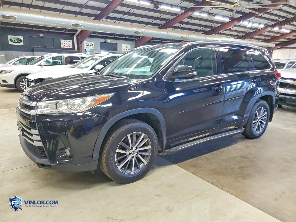 2017 TOYOTA HIGHLANDER XLE – Lot 58329466 auction photo