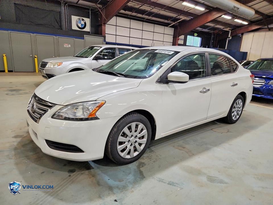 2013 NISSAN SENTRA S – Lot 58331016 auction photo