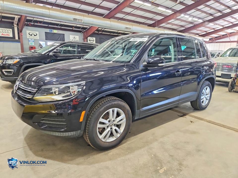 2012 VOLKSWAGEN TIGUAN S – Lot 58331086 auction photo