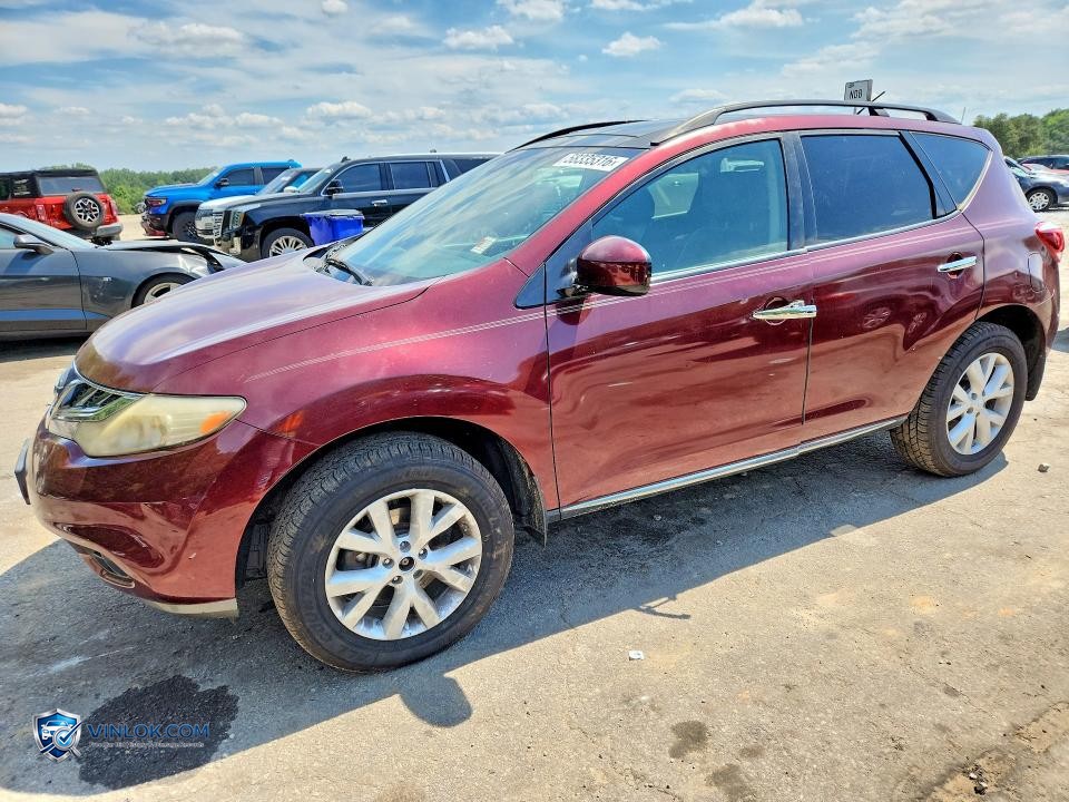 2012 NISSAN MURANO S – Lot 58335316 auction photo
