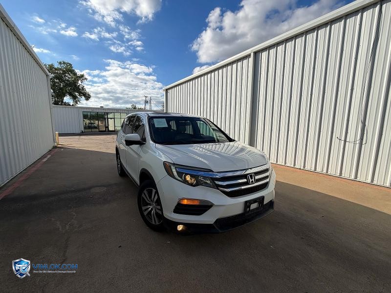 2016 HONDA PILOT EXL – Lot 58335706 auction photo
