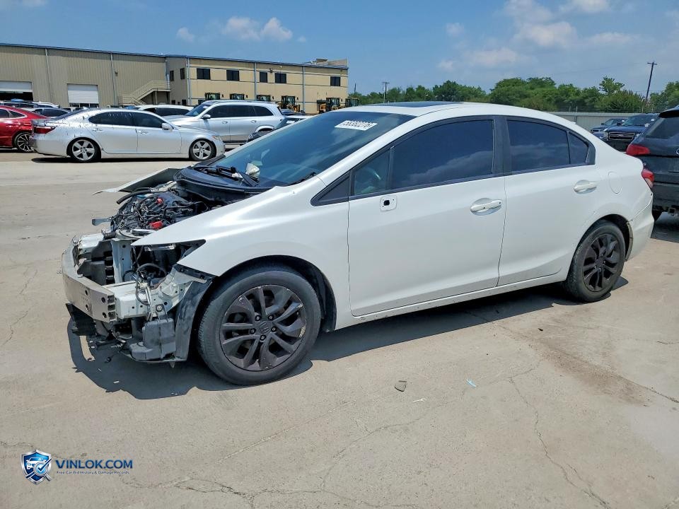 2013 HONDA CIVIC EXL – Lot 58382276 auction photo