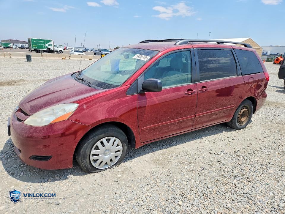 2008 TOYOTA SIENNA LE 7-PASSENGER – Lot 58386746 auction photo