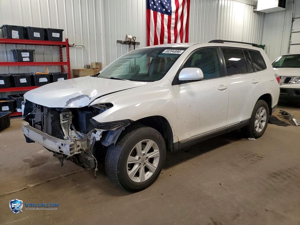 2013 TOYOTA HIGHLANDER PLUS – Lot 58394896 auction photo