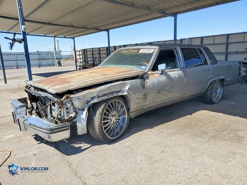 1989 CADILLAC BROUGHAM – Lot 58419546 auction photo