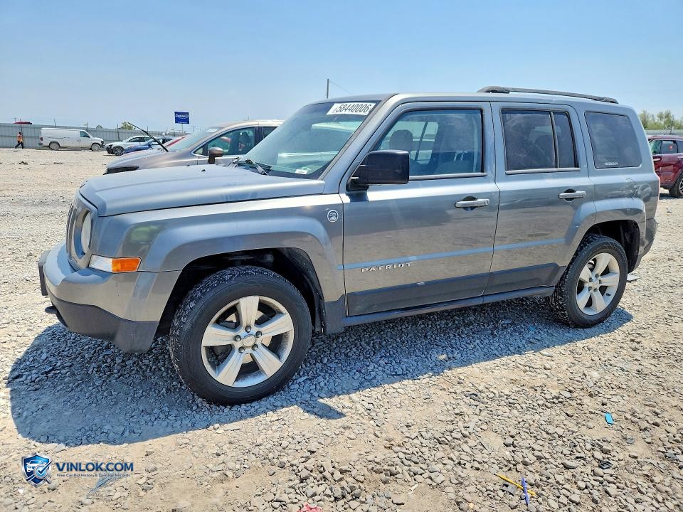 2012 JEEP PATRIOT LATITUDE – Lot 58440006 auction photo