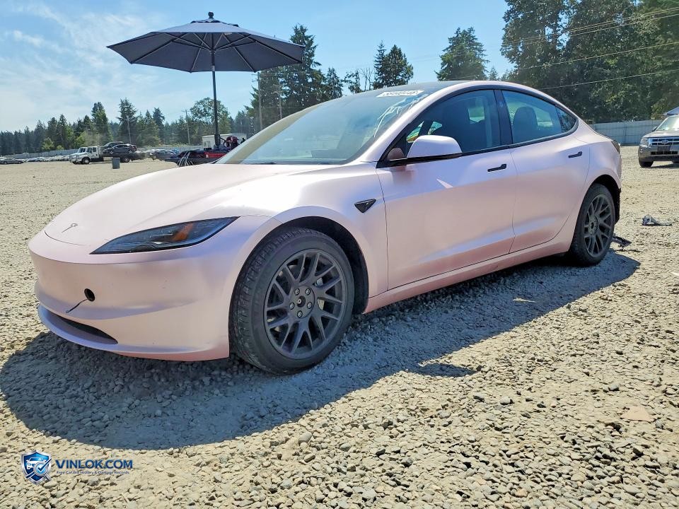 2024 TESLA MODEL 3 – Lot 58440446 auction photo