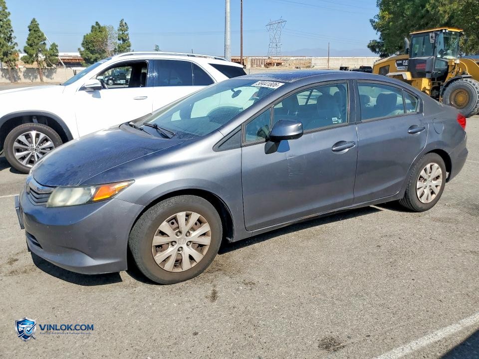 2012 HOND CIVIC – Lot 58441806 auction photo