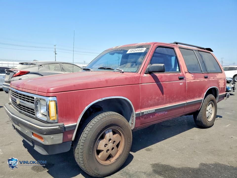 1991 CHEVROLET BLAZER S10 – Lot 58454446 auction photo