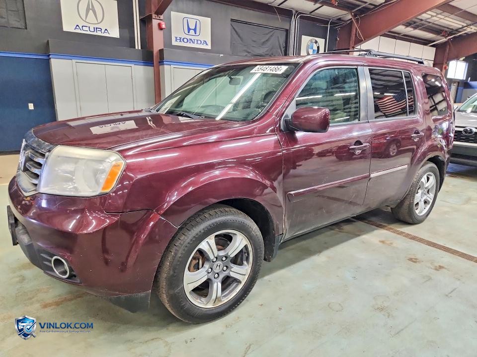 2015 HONDA PILOT EX – Lot 58481486 auction photo