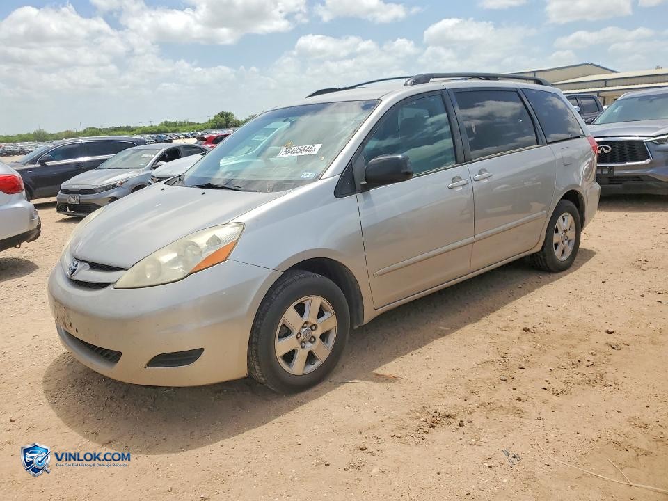 2010 TOYOTA SIENNA LE 7-PASSENGER – Lot 58485646 auction photo