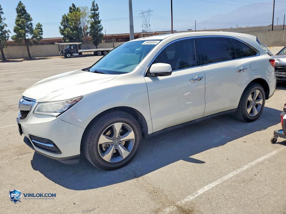 2015 ACURA MDX – Lot 58486846 auction photo