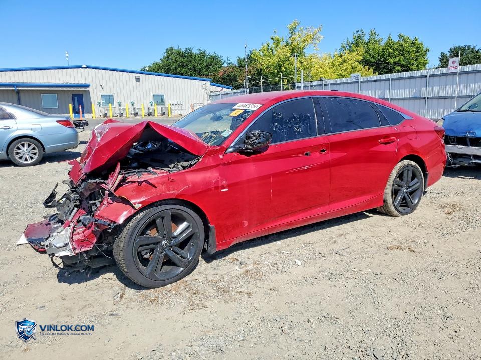 2021 HONDA ACCORD SPORT – Lot 58489246 auction photo