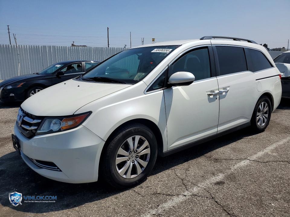 2016 HONDA ODYSSEY SE – Lot 58496556 auction photo