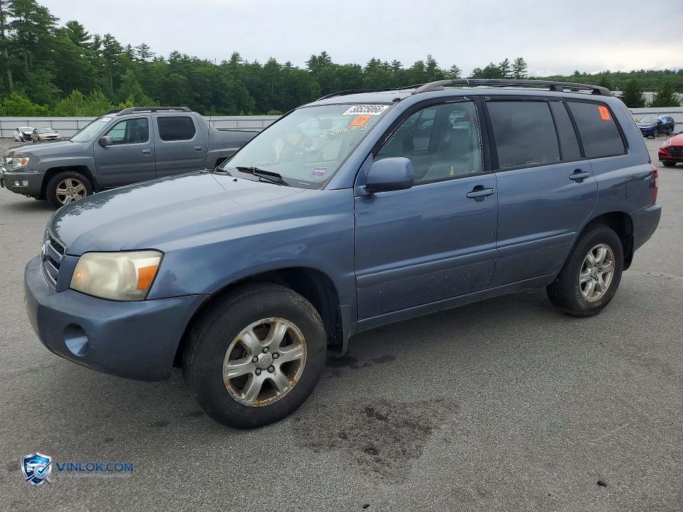 2005 TOYOTA HIGHLANDER LIMITED – Lot 58525066 auction photo