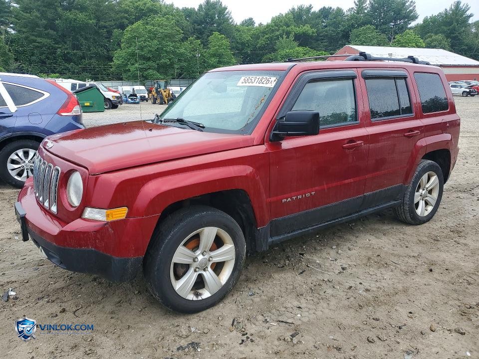 2012 JEEP PATRIOT LATITUDE – Lot 58531826 auction photo