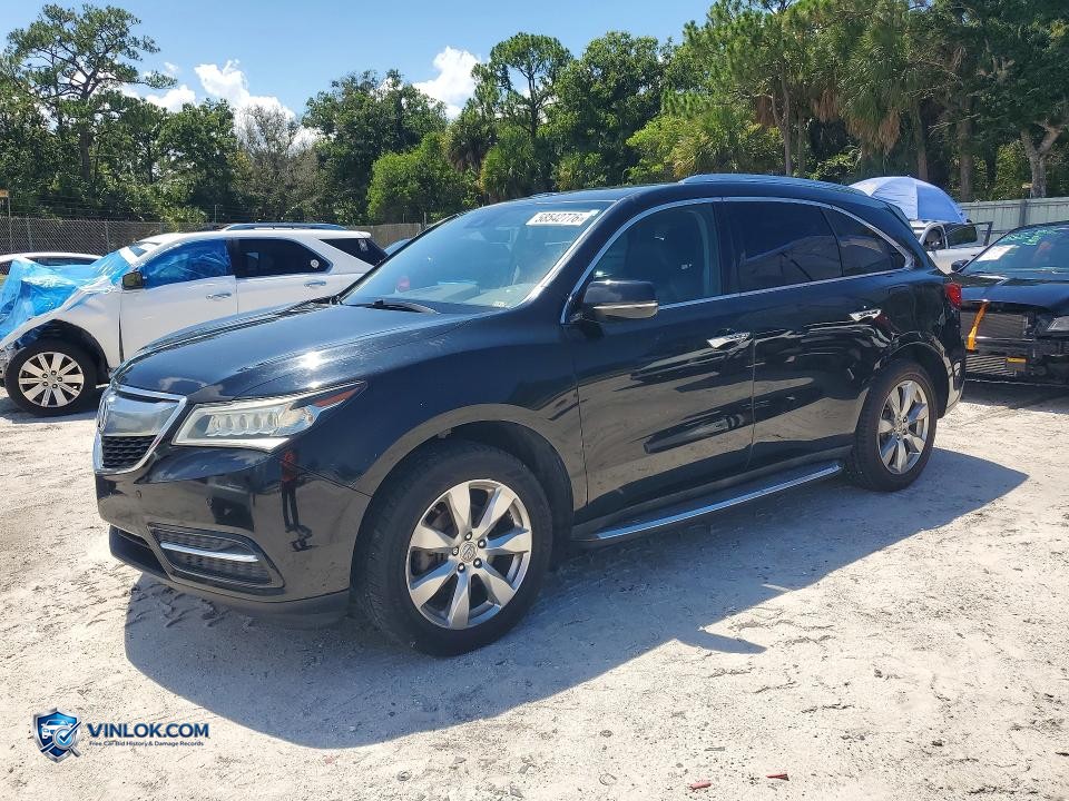 2016 ACURA MDX ADVANCE – Lot 58542776 auction photo