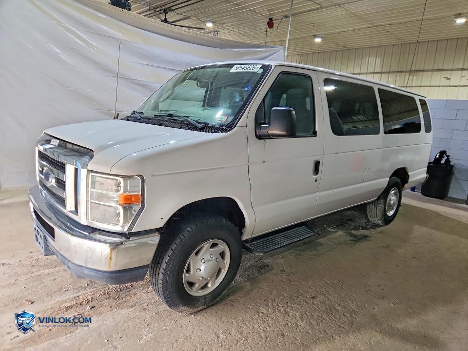 2013 FORD ECONOLINE E350 SUPER DUTY WAGON – Lot 58546626 auction photo