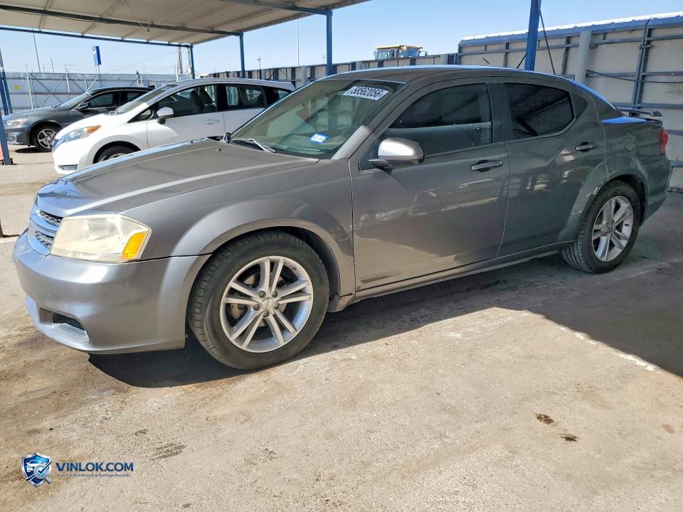 2012 DODGE AVENGER SXT – Lot 58562056 auction photo