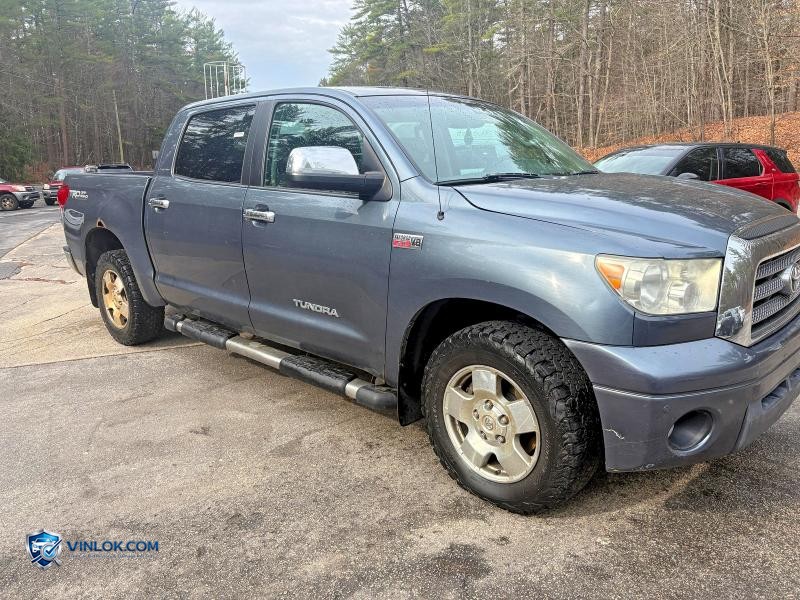 2008 TOYOTA TUNDRA CREWMAX LIMITED BLUE – Lot 58587086 auction photo