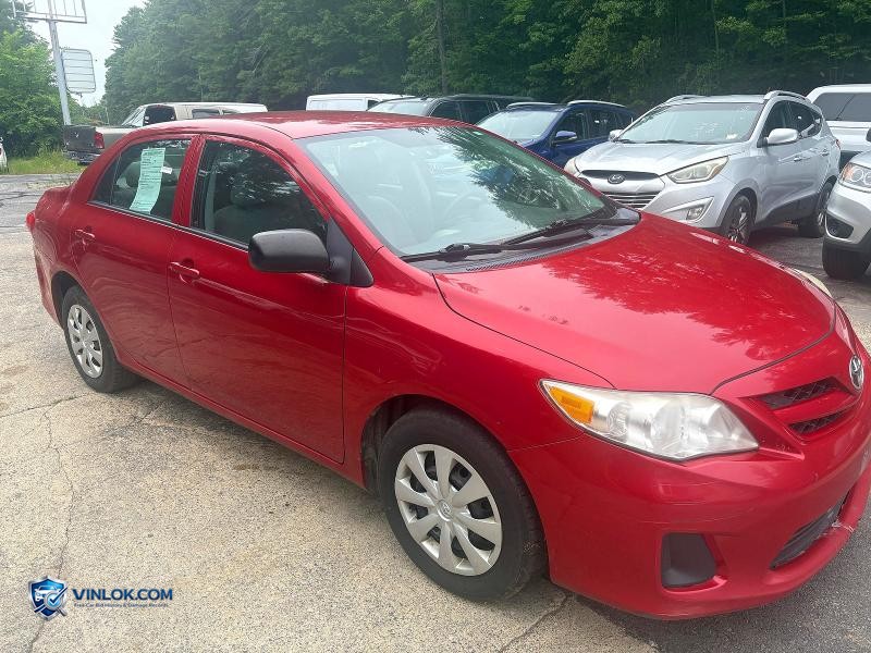 2011 TOYOTA COROLLA BASE BURG – Lot 58595466 auction photo
