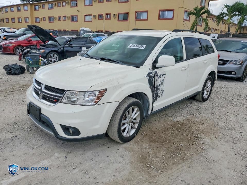 2017 DODGE JOURNEY SXT – Lot 58613826 auction photo