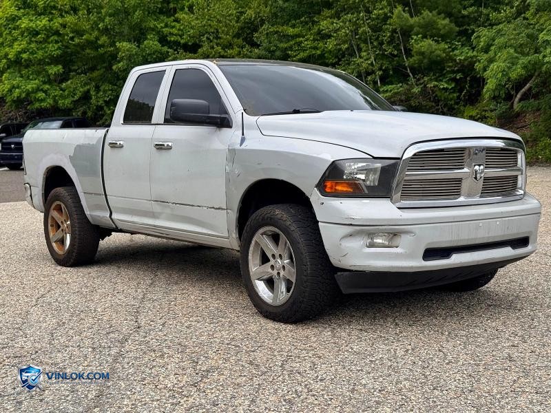 2011 DODGE RAM 1500 WHITE – Lot 58624256 auction photo