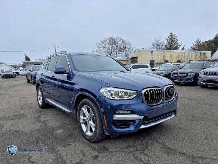 2019 BMW X3 SDRIVE30I BLUE – Lot 58634736 auction photo