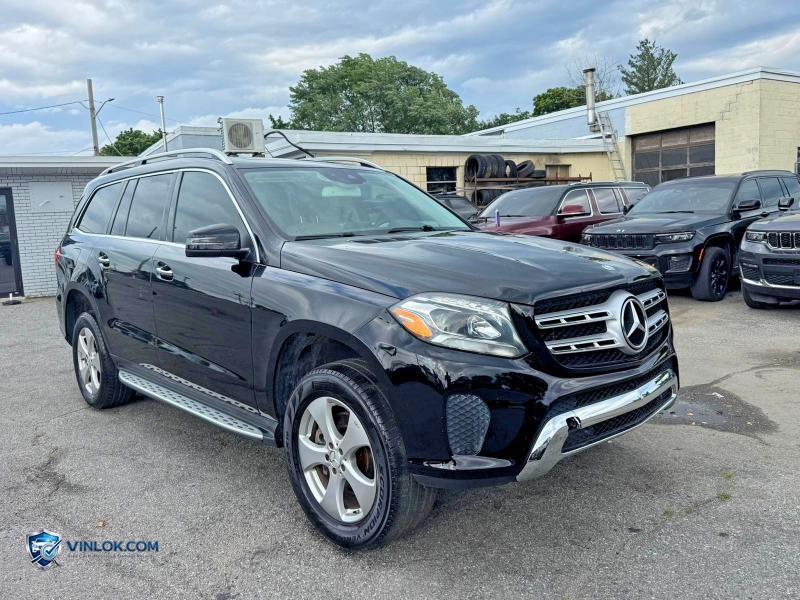 2017 MERCEDES-BENZ GLS 450 4MATIC BLACK – Lot 58637396 auction photo